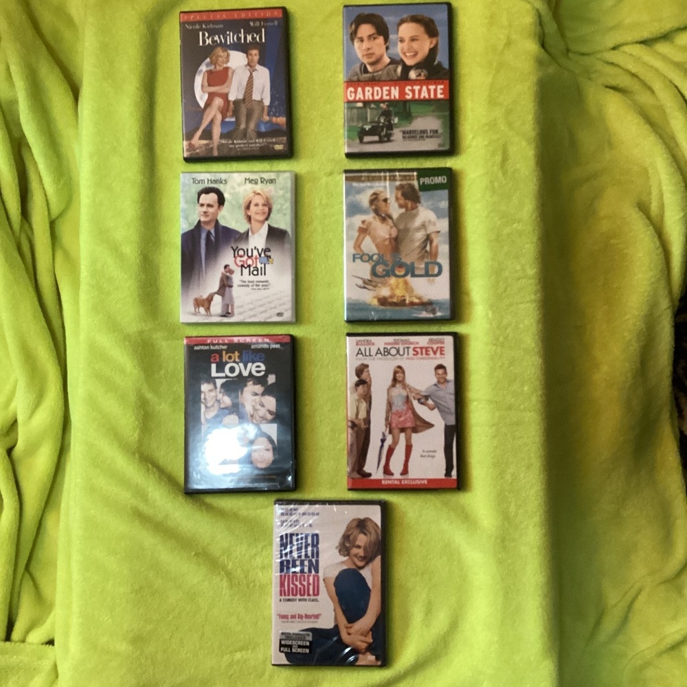 Rom-Com Romance DVD Lot of 7 ( 2 are Brand New)
